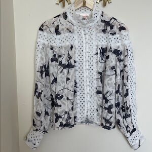 LUXXEL SET Black & White ELEANNA LACE TOP & SHORTS